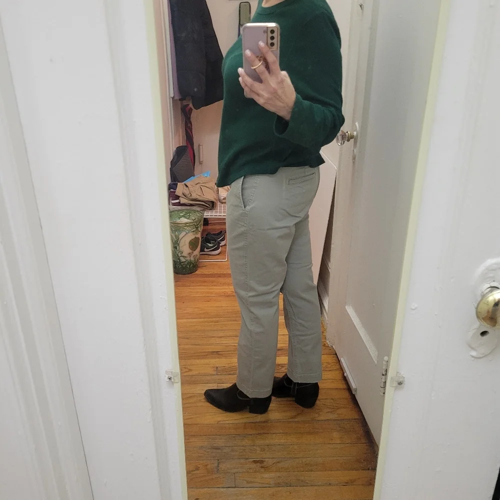 J.Crew Ankle Chino Sage Color EUC Coastal‎ Preppy